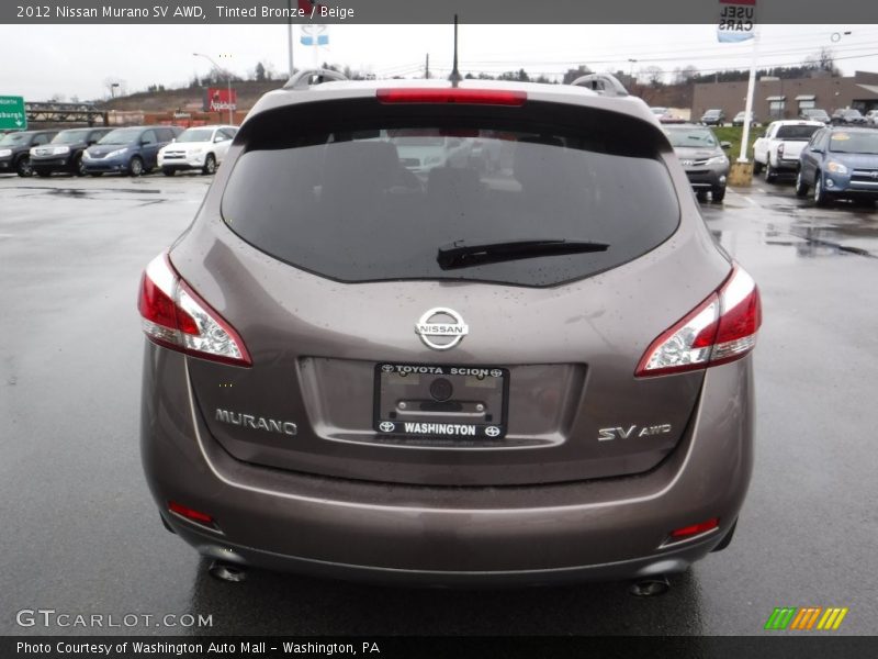 Tinted Bronze / Beige 2012 Nissan Murano SV AWD