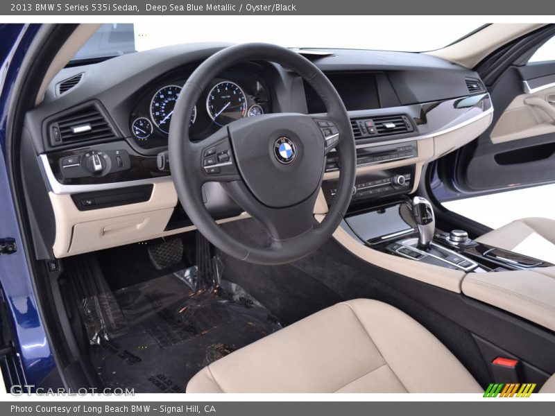 Deep Sea Blue Metallic / Oyster/Black 2013 BMW 5 Series 535i Sedan