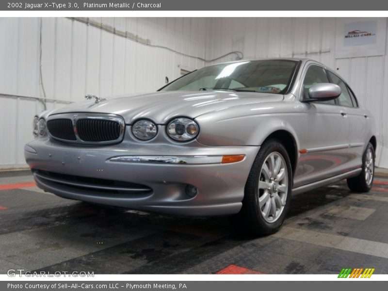 Platinum Metallic / Charcoal 2002 Jaguar X-Type 3.0