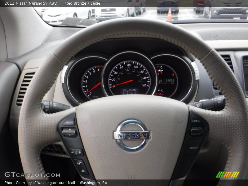 Tinted Bronze / Beige 2012 Nissan Murano SV AWD