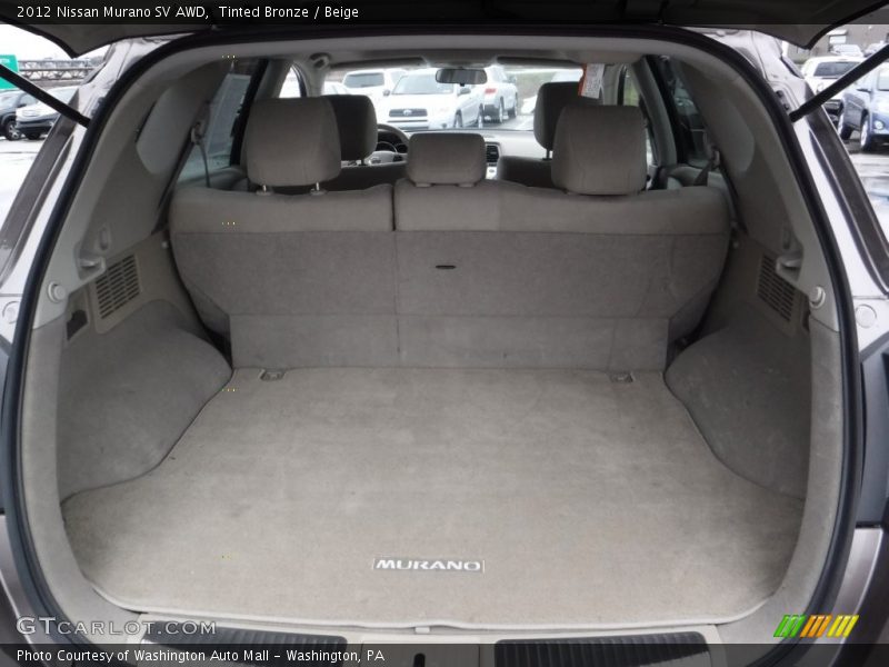 Tinted Bronze / Beige 2012 Nissan Murano SV AWD
