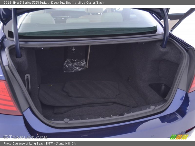 Deep Sea Blue Metallic / Oyster/Black 2013 BMW 5 Series 535i Sedan