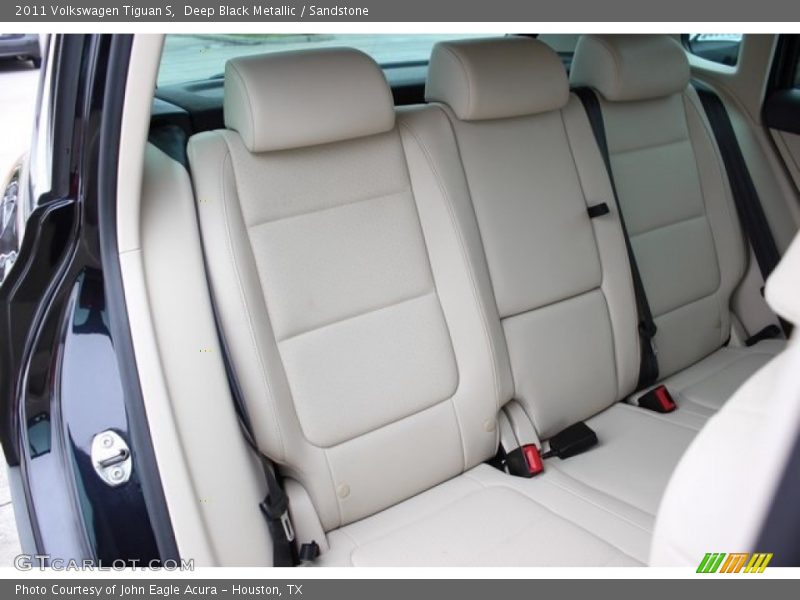Deep Black Metallic / Sandstone 2011 Volkswagen Tiguan S