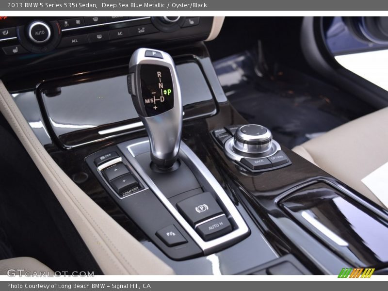 Deep Sea Blue Metallic / Oyster/Black 2013 BMW 5 Series 535i Sedan