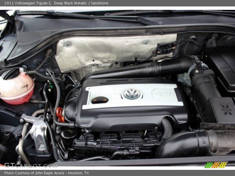 Deep Black Metallic / Sandstone 2011 Volkswagen Tiguan S