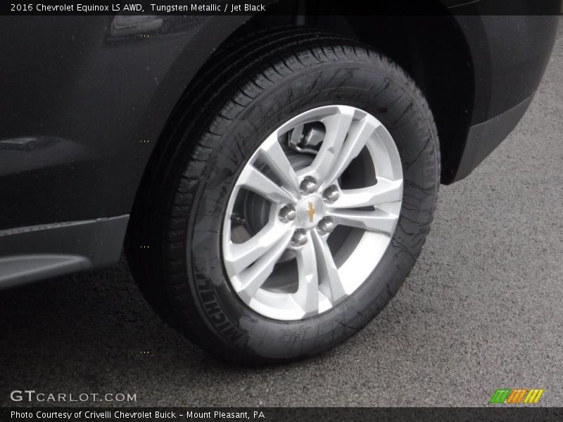 Tungsten Metallic / Jet Black 2016 Chevrolet Equinox LS AWD