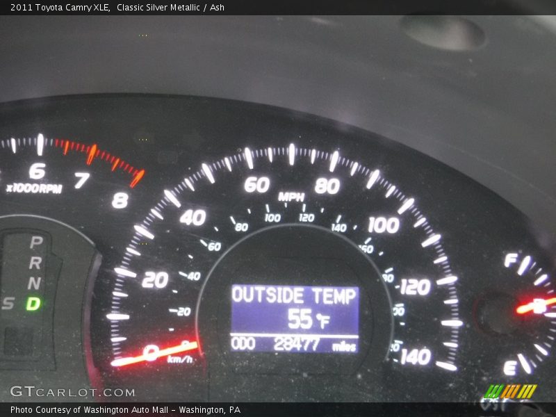 Classic Silver Metallic / Ash 2011 Toyota Camry XLE