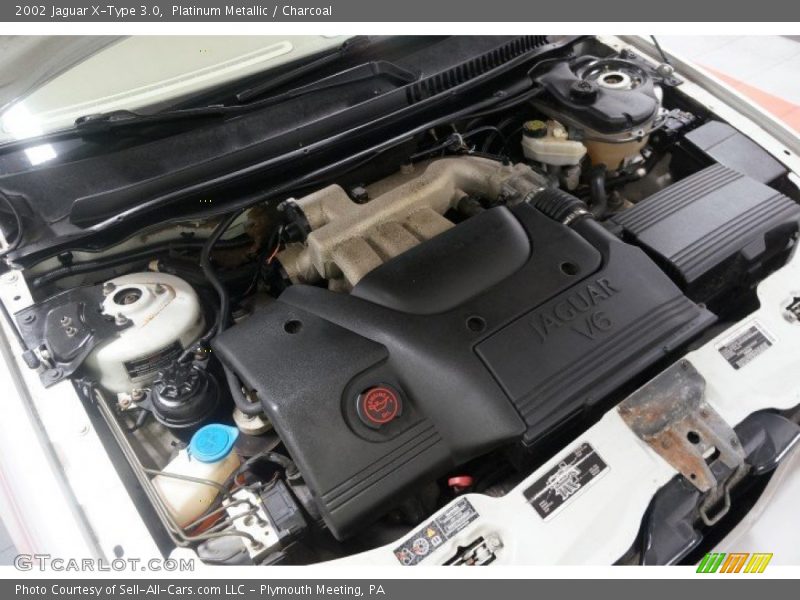 Platinum Metallic / Charcoal 2002 Jaguar X-Type 3.0