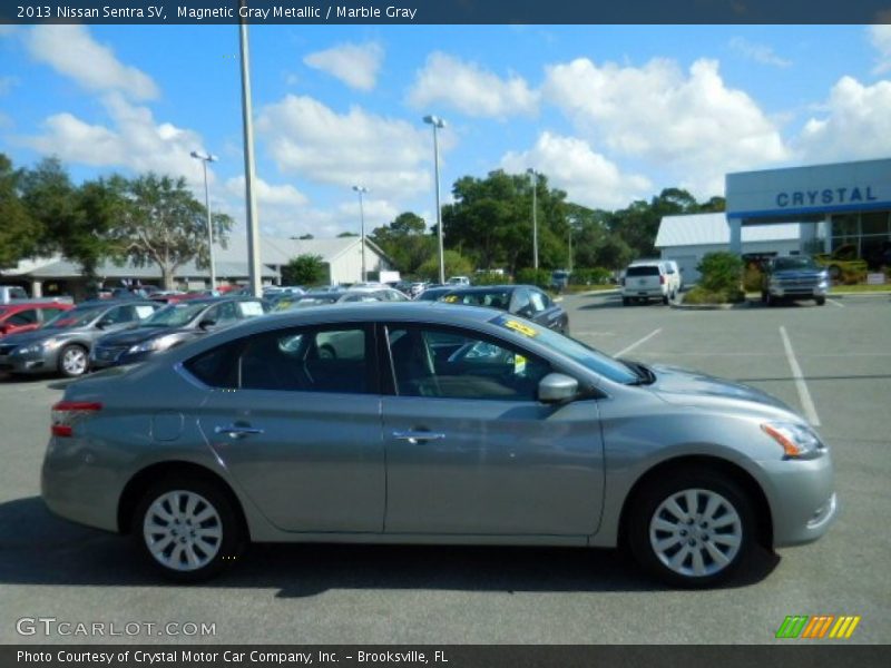 Magnetic Gray Metallic / Marble Gray 2013 Nissan Sentra SV
