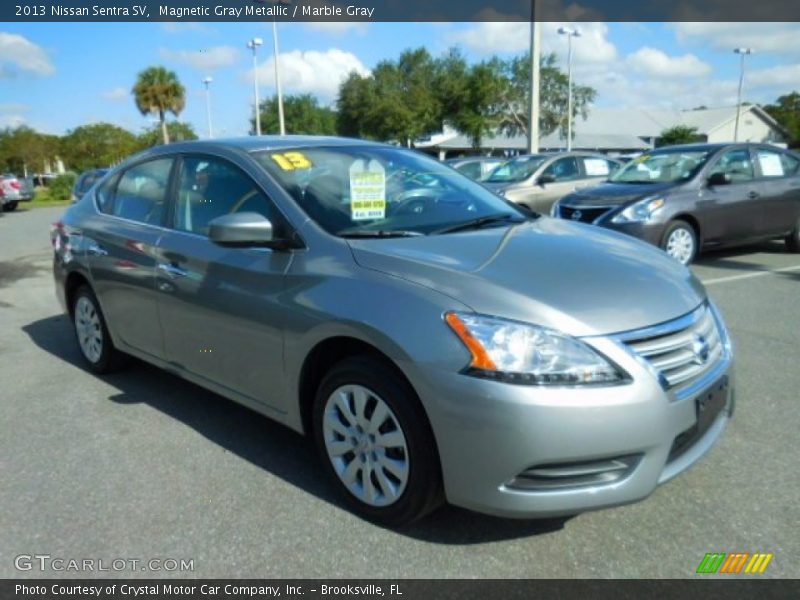 Magnetic Gray Metallic / Marble Gray 2013 Nissan Sentra SV