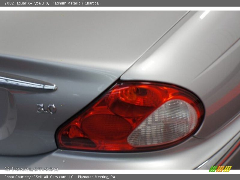 Platinum Metallic / Charcoal 2002 Jaguar X-Type 3.0