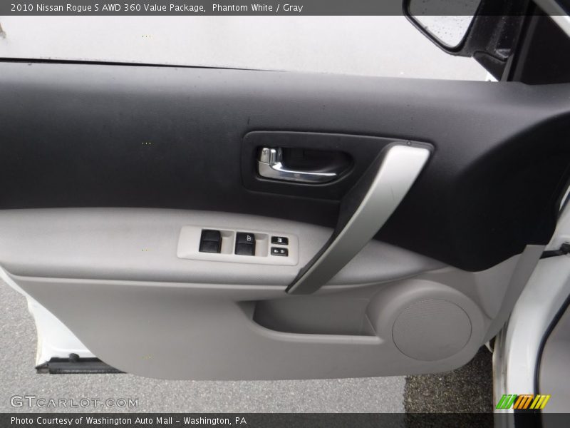Phantom White / Gray 2010 Nissan Rogue S AWD 360 Value Package