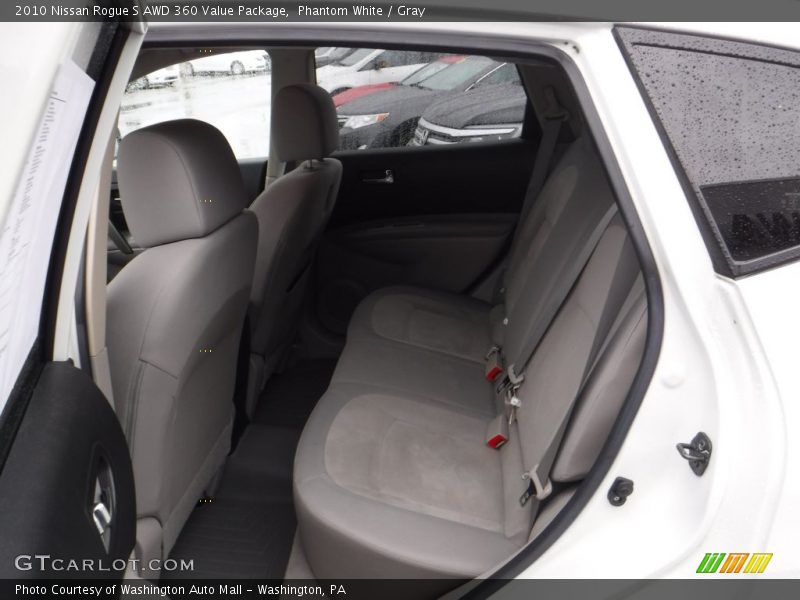 Phantom White / Gray 2010 Nissan Rogue S AWD 360 Value Package