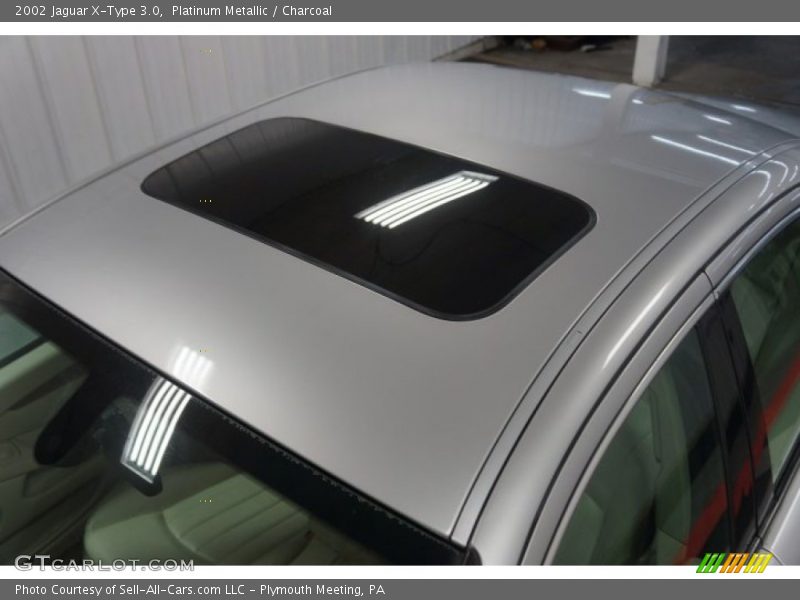 Platinum Metallic / Charcoal 2002 Jaguar X-Type 3.0