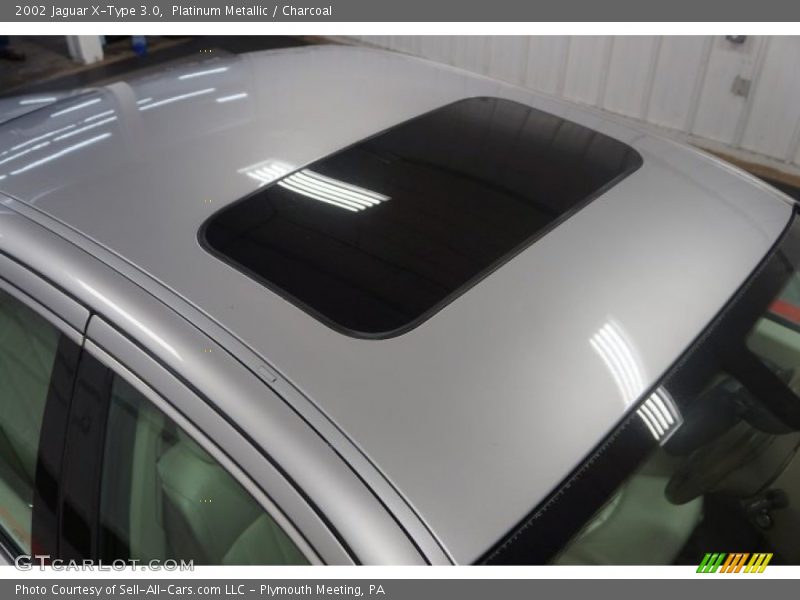 Platinum Metallic / Charcoal 2002 Jaguar X-Type 3.0