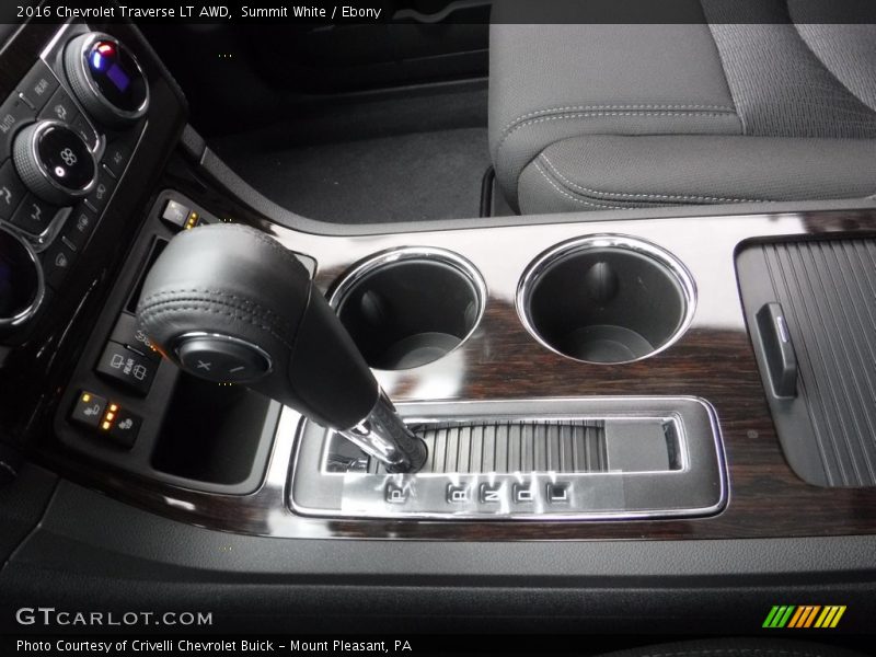 Summit White / Ebony 2016 Chevrolet Traverse LT AWD