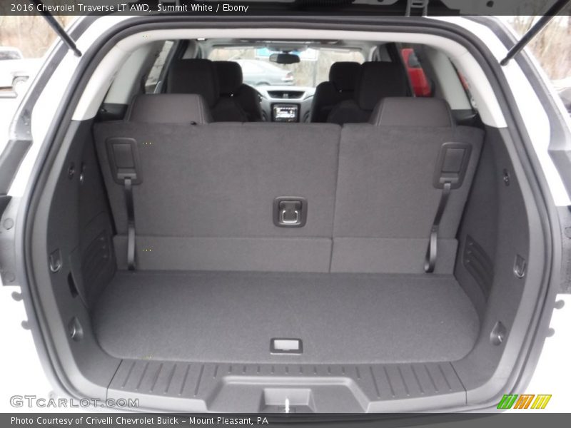 Summit White / Ebony 2016 Chevrolet Traverse LT AWD
