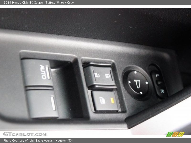 Taffeta White / Gray 2014 Honda Civic EX Coupe