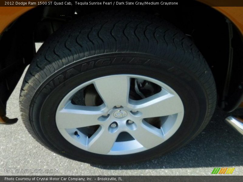 Tequila Sunrise Pearl / Dark Slate Gray/Medium Graystone 2012 Dodge Ram 1500 ST Quad Cab