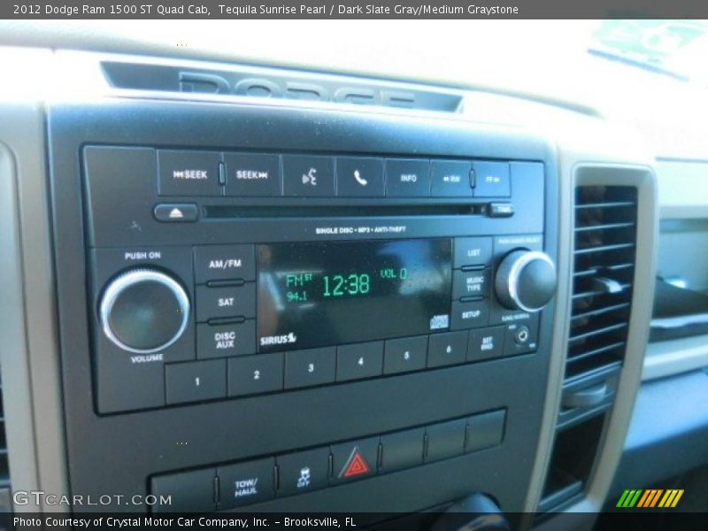 Tequila Sunrise Pearl / Dark Slate Gray/Medium Graystone 2012 Dodge Ram 1500 ST Quad Cab