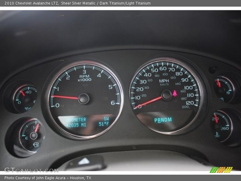 Sheer Silver Metallic / Dark Titanium/Light Titanium 2010 Chevrolet Avalanche LTZ