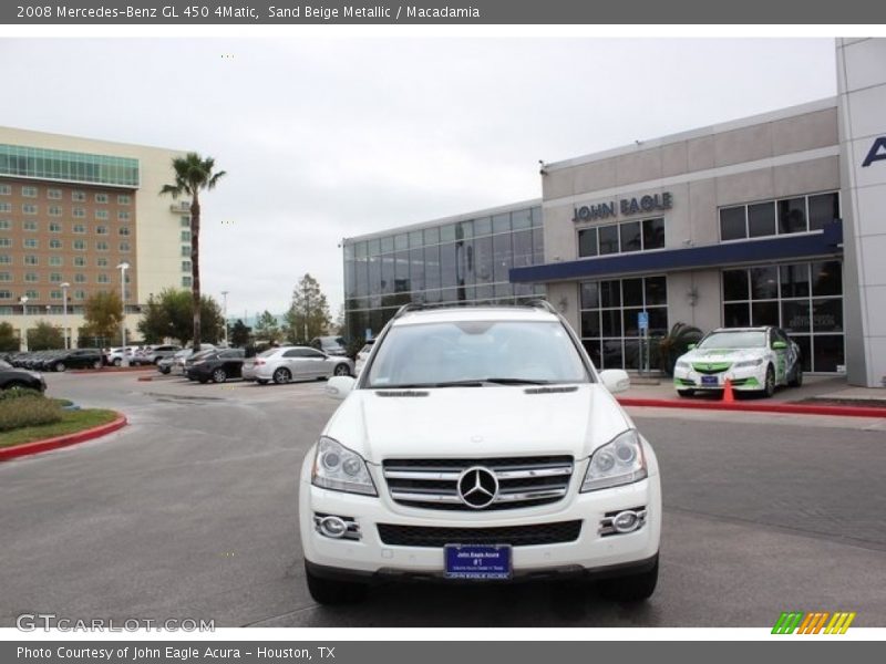 Sand Beige Metallic / Macadamia 2008 Mercedes-Benz GL 450 4Matic