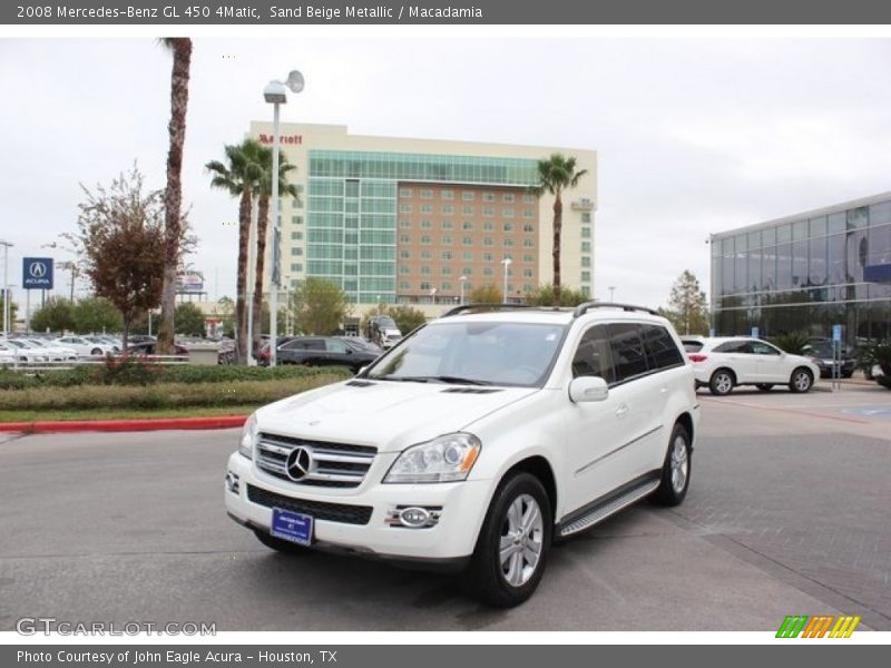 Sand Beige Metallic / Macadamia 2008 Mercedes-Benz GL 450 4Matic