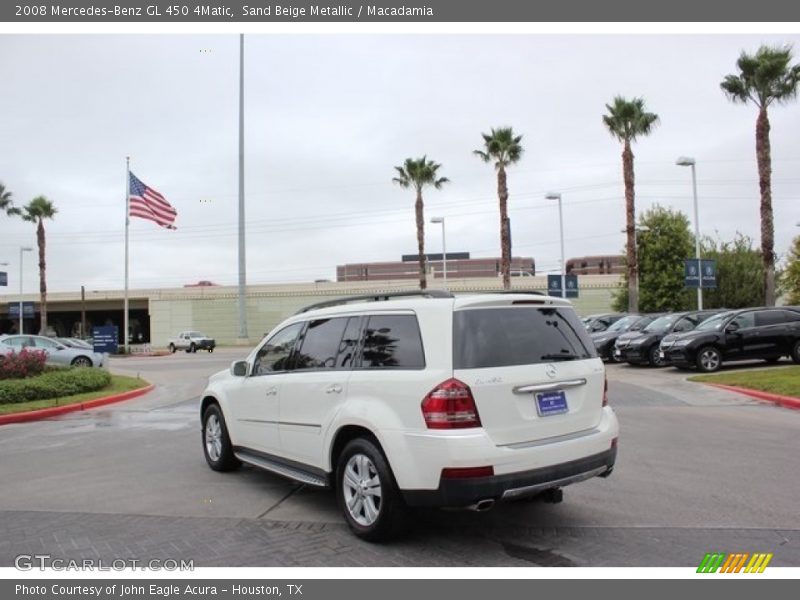 Sand Beige Metallic / Macadamia 2008 Mercedes-Benz GL 450 4Matic