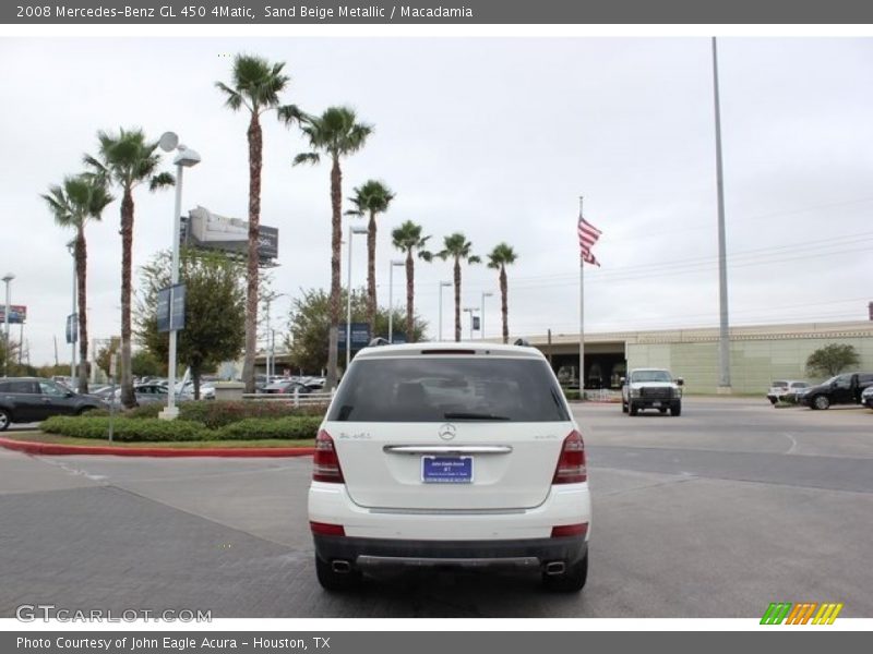 Sand Beige Metallic / Macadamia 2008 Mercedes-Benz GL 450 4Matic