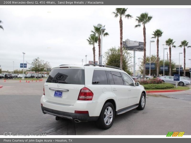 Sand Beige Metallic / Macadamia 2008 Mercedes-Benz GL 450 4Matic