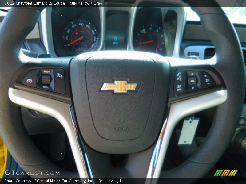 Rally Yellow / Gray 2013 Chevrolet Camaro LS Coupe