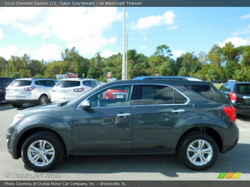 Cyber Gray Metallic / Jet Black/Light Titanium 2010 Chevrolet Equinox LTZ