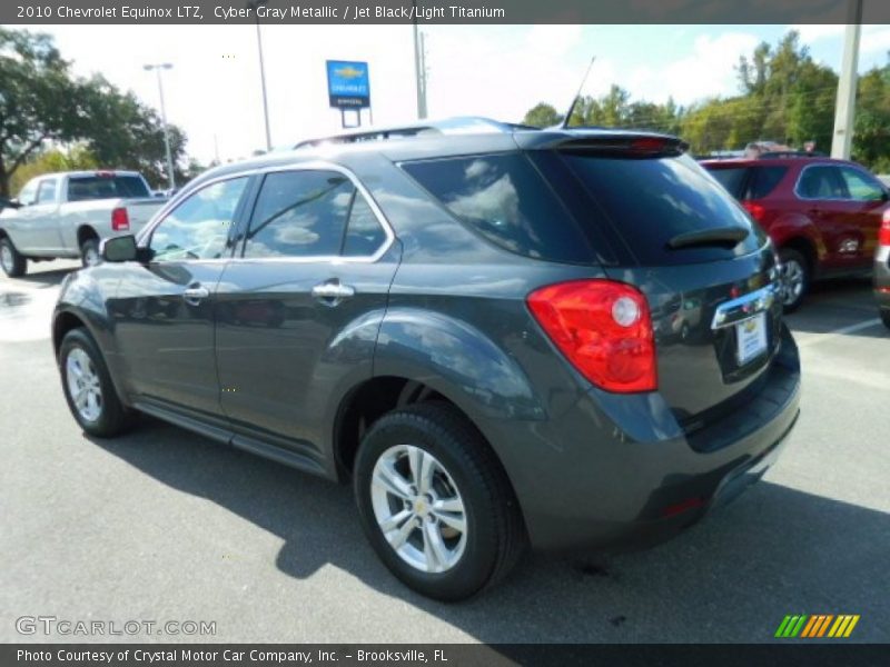 Cyber Gray Metallic / Jet Black/Light Titanium 2010 Chevrolet Equinox LTZ