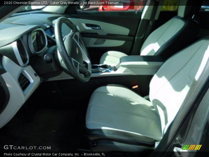 Cyber Gray Metallic / Jet Black/Light Titanium 2010 Chevrolet Equinox LTZ