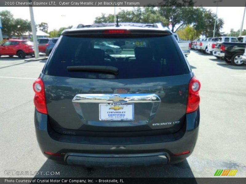 Cyber Gray Metallic / Jet Black/Light Titanium 2010 Chevrolet Equinox LTZ