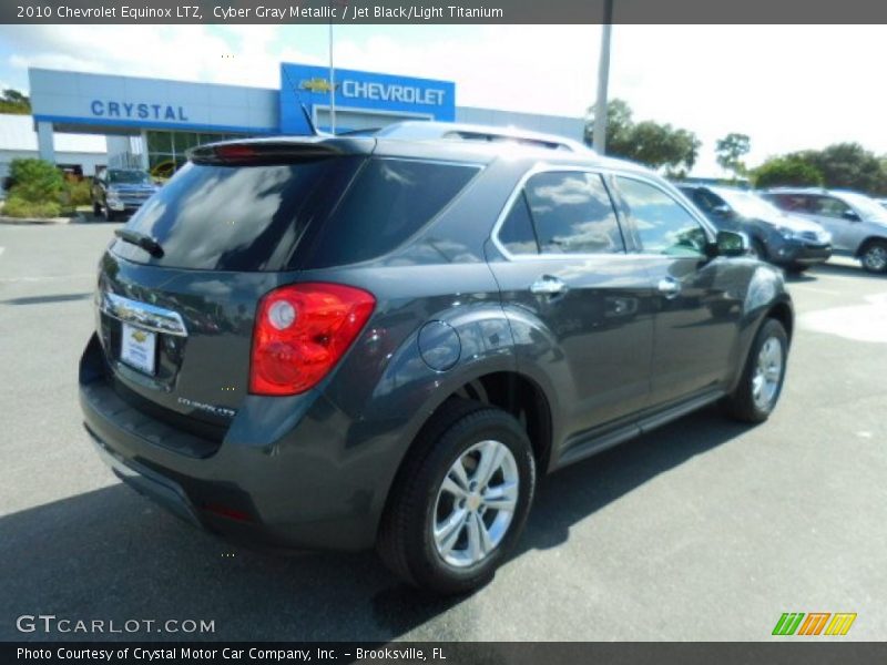 Cyber Gray Metallic / Jet Black/Light Titanium 2010 Chevrolet Equinox LTZ