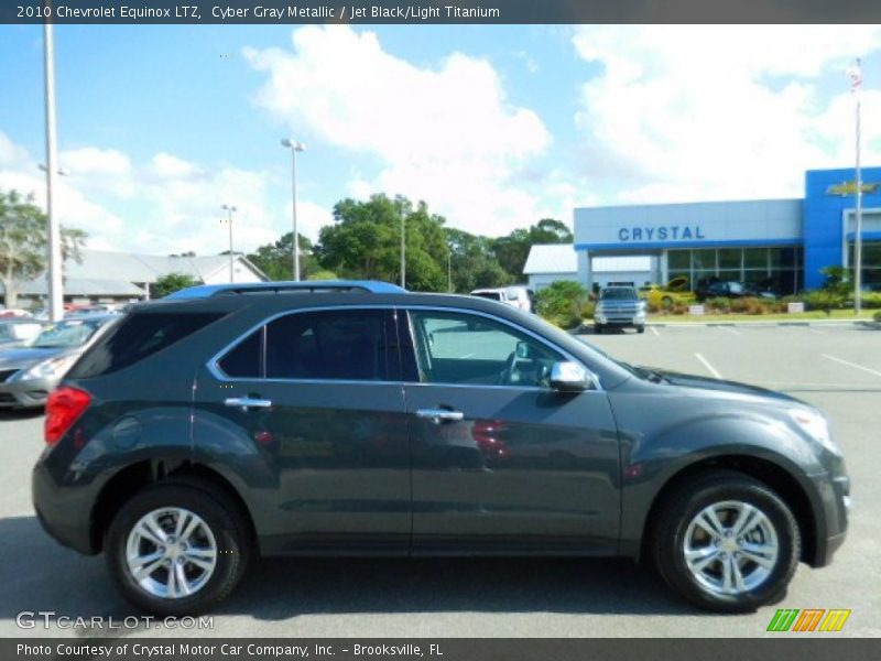 Cyber Gray Metallic / Jet Black/Light Titanium 2010 Chevrolet Equinox LTZ