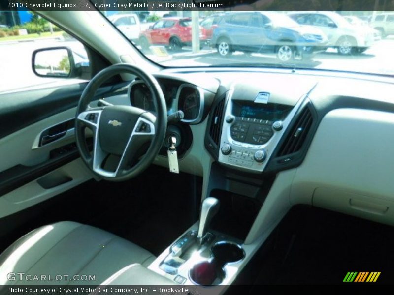 Cyber Gray Metallic / Jet Black/Light Titanium 2010 Chevrolet Equinox LTZ