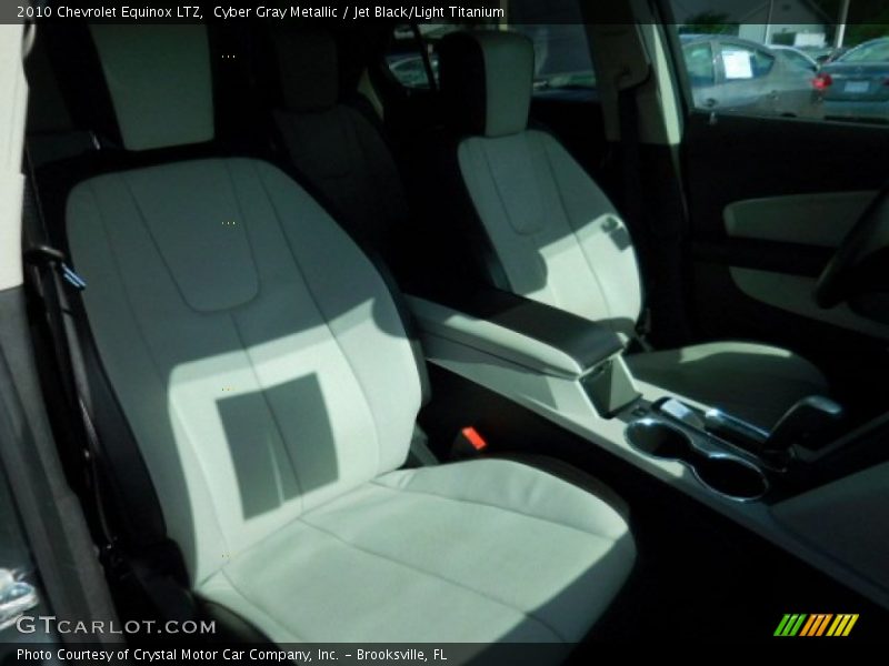 Cyber Gray Metallic / Jet Black/Light Titanium 2010 Chevrolet Equinox LTZ