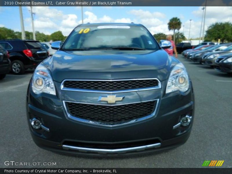 Cyber Gray Metallic / Jet Black/Light Titanium 2010 Chevrolet Equinox LTZ