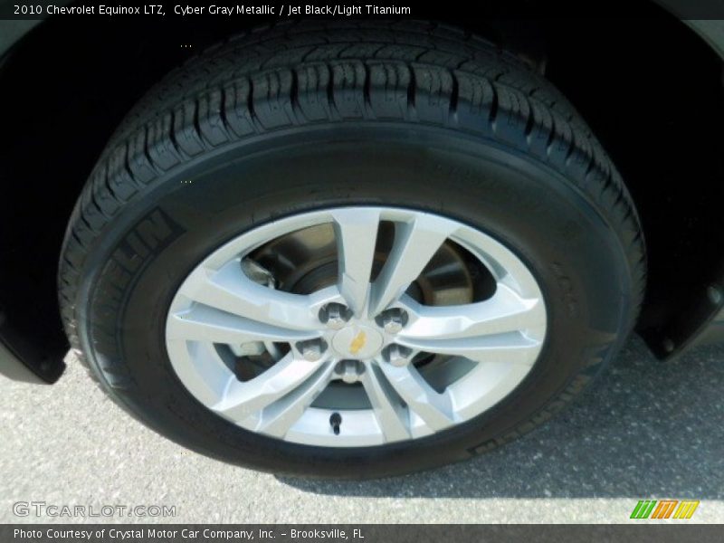 Cyber Gray Metallic / Jet Black/Light Titanium 2010 Chevrolet Equinox LTZ