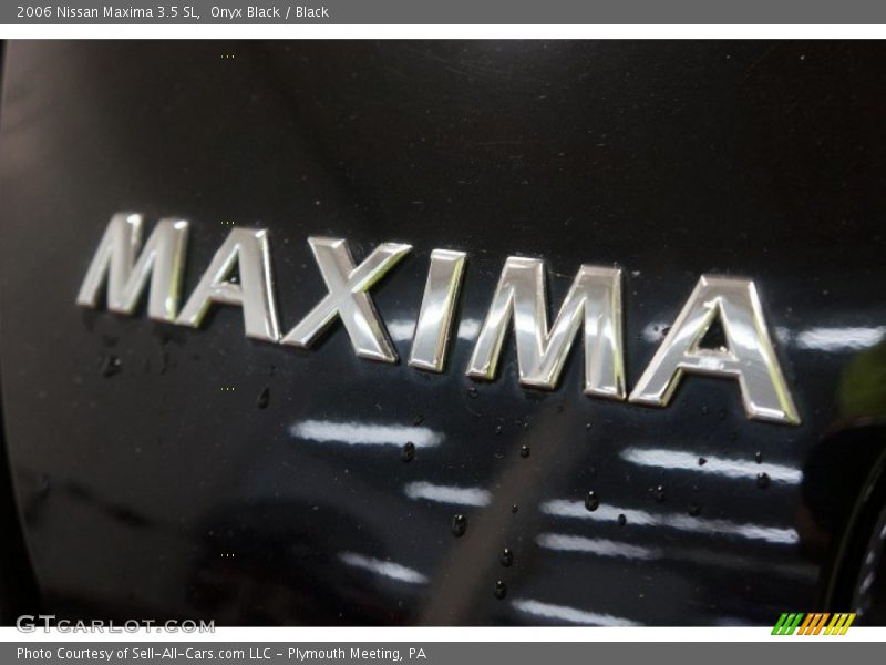 Onyx Black / Black 2006 Nissan Maxima 3.5 SL
