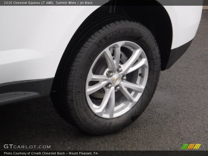 Summit White / Jet Black 2016 Chevrolet Equinox LT AWD