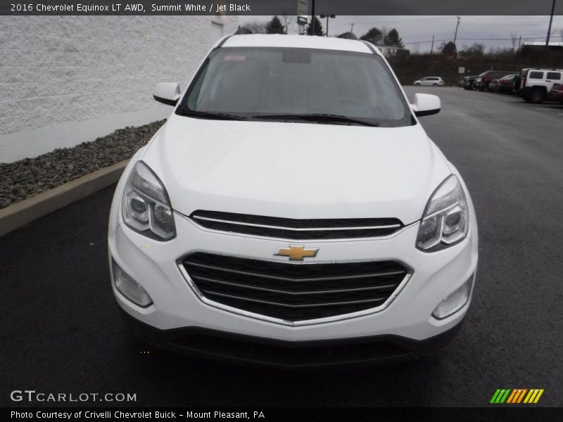 Summit White / Jet Black 2016 Chevrolet Equinox LT AWD