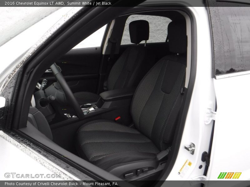 Summit White / Jet Black 2016 Chevrolet Equinox LT AWD