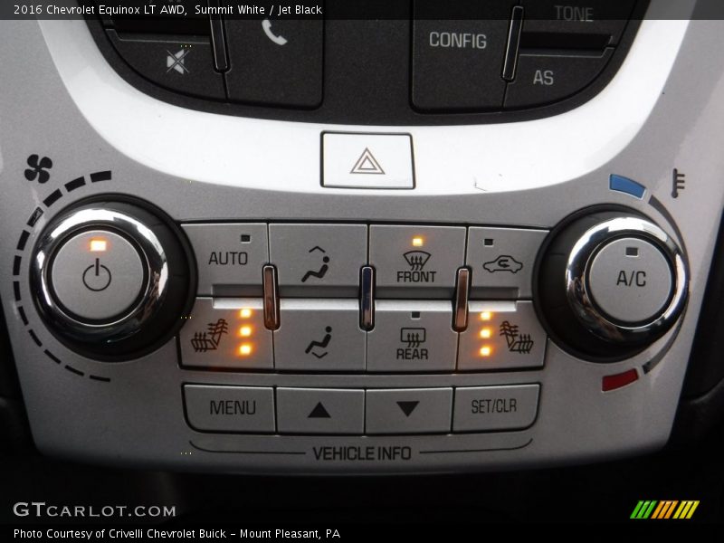 Summit White / Jet Black 2016 Chevrolet Equinox LT AWD