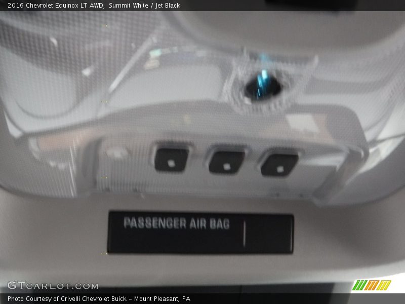 Summit White / Jet Black 2016 Chevrolet Equinox LT AWD