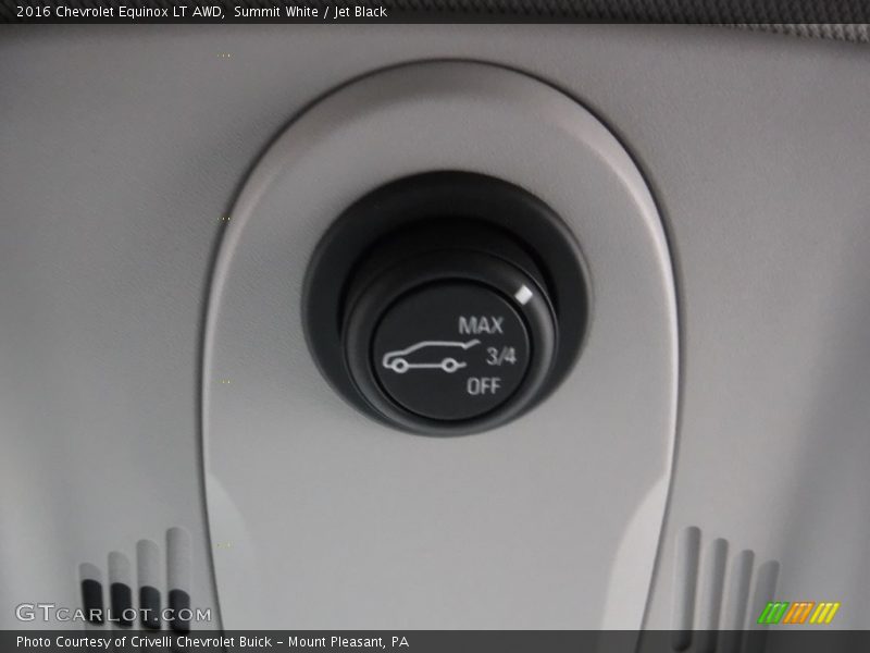 Summit White / Jet Black 2016 Chevrolet Equinox LT AWD