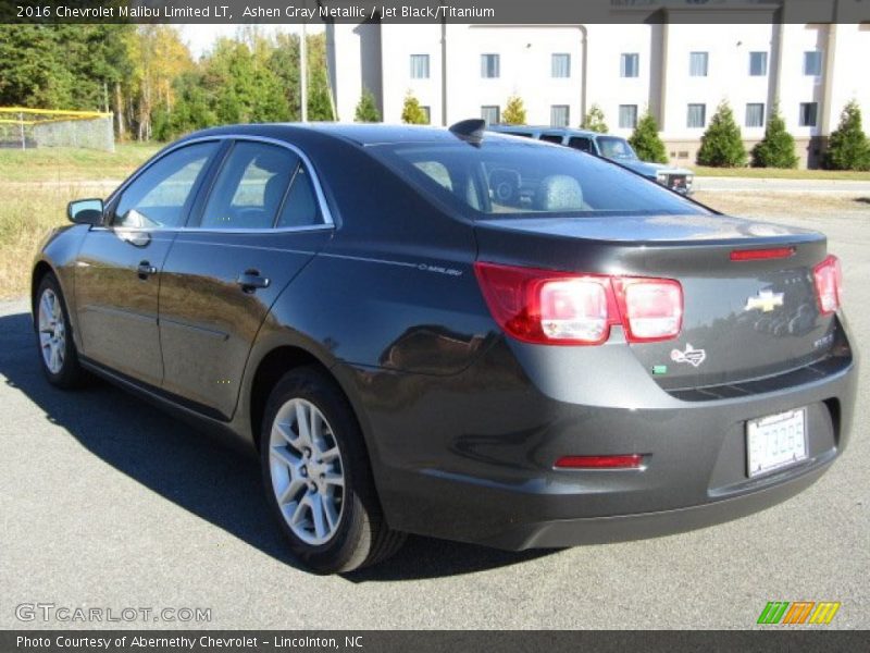 Ashen Gray Metallic / Jet Black/Titanium 2016 Chevrolet Malibu Limited LT