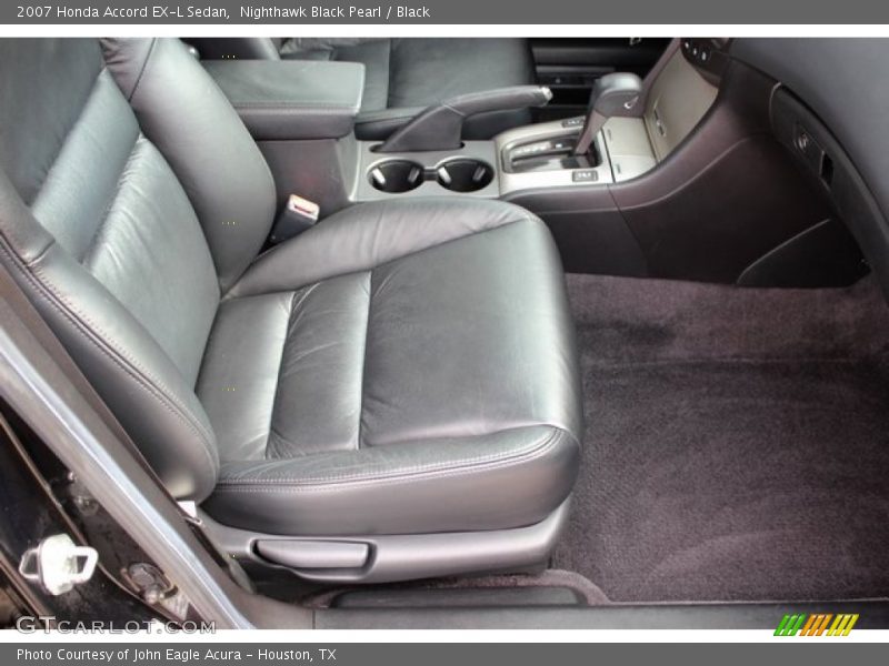 Nighthawk Black Pearl / Black 2007 Honda Accord EX-L Sedan